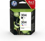 HP 304 Original Black,Cyan,Magenta,Yellow Multipack 2 pc(s)