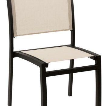 Στοιβαζόμενη Καρέκλα Αλουμινίου Με Textilene Ύφασμα 50 x 54 x 86(h)cm