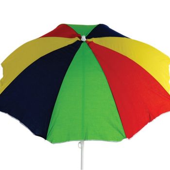 Στρογγυλή Σπαστή Πολύχρωμη Ομπρέλα 180cm