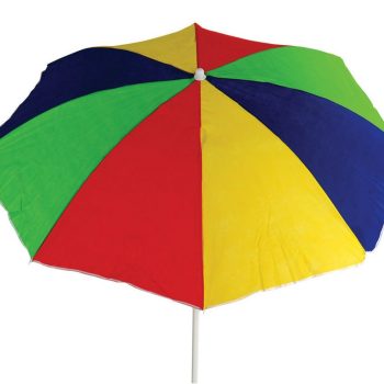 Στρογγυλή Σπαστή Πολύχρωμη Ομπρέλα 200cm