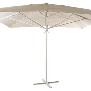 Τετράγωνη Αυτόματη Επαγγελματική Ομπρέλα 400 x 400cm , Με Αλουμίνιο Σκελετό Και Μεταλλική Βάση