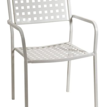 Μεταλλική Στοιβαζόμενη Πολυθρόνα 54 x 51 x 84(h)cm