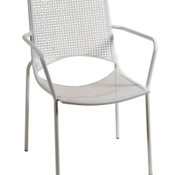 Μεταλλική Στοιβαζόμενη Πολυθρόνα 57 x 61 x 86(h)cm