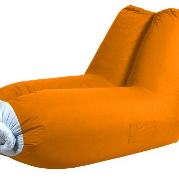 Πορτοκαλί Φουσκωτή Πολυθρόνα Παραλίας 178 x 82 x 98(h)cm