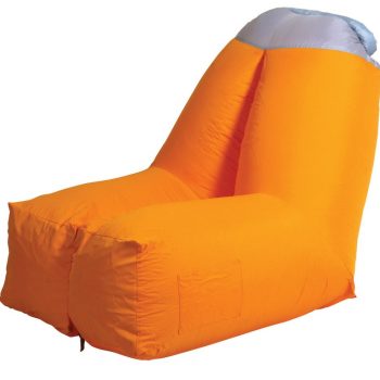 Πορτοκαλί Φουσκωτή Πολυθρόνα Παραλίας 121 x 91 x 98(h)cm