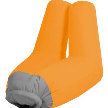 Πορτοκαλί Φουσκωτή Πολυθρόνα Παραλίας 72 x 82 x 82(h)cm