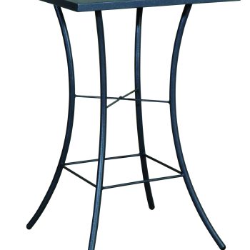 Αγαλβάνιστο Τετράγωνο Τραπέζι Μπάρ Με Μεταλλικό Σκελετό 70 x 70cm