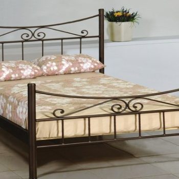 Διπλό Μεταλλικό Κρεβάτι Ηρώ 198 x 148cm