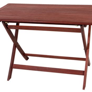 Ξύλινο ,Παραλ/μο Πτυσσόμενο Τραπέζι Red Shorea 120 x 75 x 75(h)cm