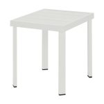 Τετράγωνο Βοηθητικό Τραπεζάκι Αλουμινίου Με Pollywood 44 x 40 x 45(H)cm