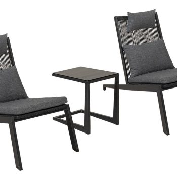 NOSTOS Καθιστικό Σέτ Αλουμινίου ,3 Τεμαχίων