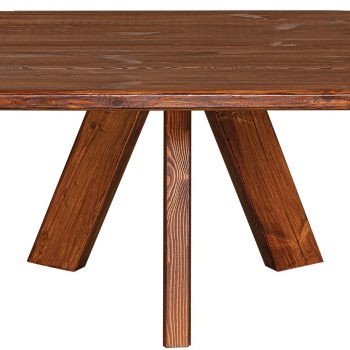 Ξύλινο Τετράγωνο Τραπέζι Απο Ξύλο Πέυκου 60 x 60 x 40(h)cm