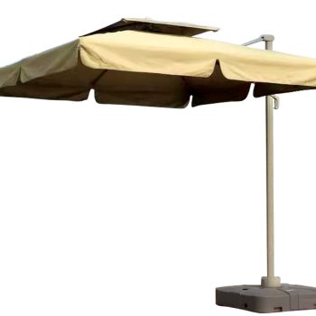 Γκρί Ανταλλακτικό Πανί Γωνιακής Ομπρέλας 23899 Με Διάσταση 300 x 300cm