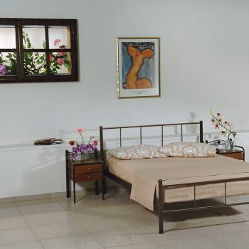 King Size Μεταλλικό Κρεβάτι Απιστία 208 x 168cm