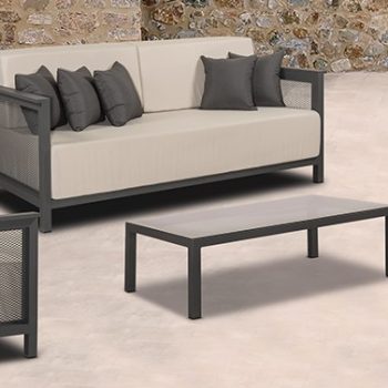 VILLA Καθιστικό Σέτ Αλουμινίου 4 Τεμαχίων