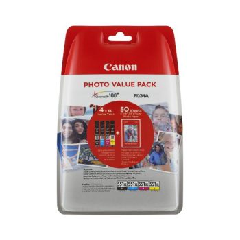 CANON CLI-551XL C/M/Y/BK PHOTO 4X6