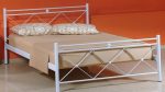 Διπλό Μεταλλικό Κρεβάτι Χιαστί 198 x 148cm