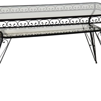 Γαλβανισμένο Παραλ/μο Τραπέζι Μασίφ 140 x 70 x 73(h)cm