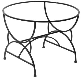 Γαλβανισμένη Στρογγυλή Βάση Τραπεζιού Φερ Φορζέ 120 x 73cm