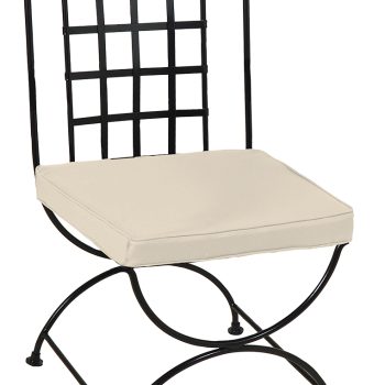 Γαλβανισμένη Μεταλλική Καρέκλα Μασίφ Καρέ 50 x 62 x 98(h)cm