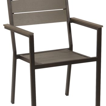 Αγαλβάνιστη Μεταλλική Στοιβαζόμενη Πολυθρόνα Pollywood 54 x 56 x 90(h)cm