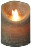 Διακοσμητικό Κερί Μπαταρίας AAA Με Κίνηση Με Θερμό Φωτισμό ,Ø 8 x 10cm