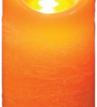 Διακοσμητικό Κερί Μπαταρίας AAA Με Κίνηση Με Θερμό Φωτισμό ,Ø 8 x 17,5cm