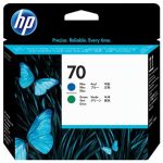 HP 70 Blue and Green DesignJet Printhead