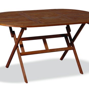 Ξύλινο ,Οβάλ Πτυσσόμενο Τραπέζι Acacia 150 x 85 x 72(h)cm