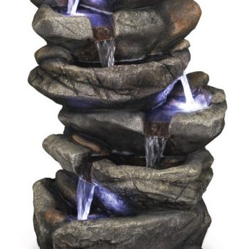 Led Φωτιζόμενο Συντριβάνι 32 x 27 x 51cm