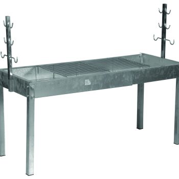 Γαλβανιζέ Ψησταριά ,Συναρμολογούμενη Συρταρωτή Με Σχάρα ,