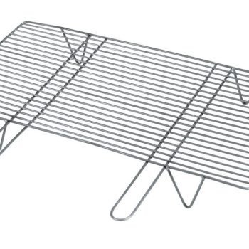 Επαγγελματική Σχάρα Ίσια Με Λαβές Και Πόδια, 40 x 40 x 12cm