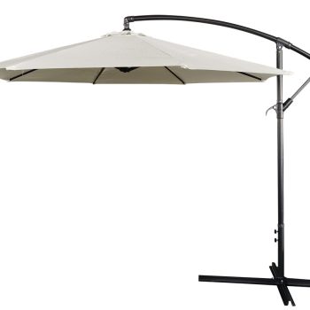 Γωνιακή Στρογγυλή Ομπρέλα BANANA 300cm ,Περιστρεφόμενη 360 Μοίρες, Με Μεταλλικό Σκελετό