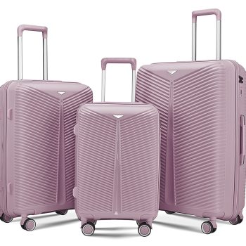 Ρόζ Βαλίτσες Σέτ 3 Τεμαχίων 20"/24"/28"