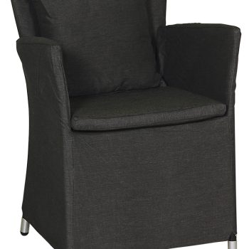 Πολυθρόνα Με Ύφασμα Και Μαξιλάρι Με Σκελετό Αλουμινίου