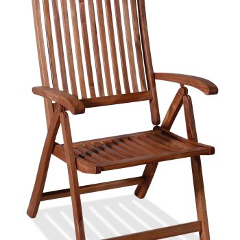 Ξύλινη Ψηλόπλατη Πτυσσόμενη Πολυθρόνα 5 Θέσεων ,Acacia Wood
