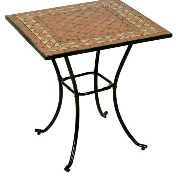 Τετράγωνο Μεταλλικό Τραπέζι Mosaic 70 x 70 x 75cm