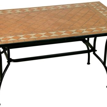Παραλ/μο Μεταλλικό Τραπέζι Mosaic 120 x 80 x 75(h)cm