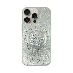 Vivid Magsafe Glitter Case Apple iPhone 16 Pro Max Silver
