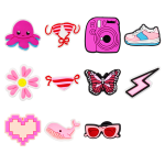 Vivid Pins Case Accessories Pack 4