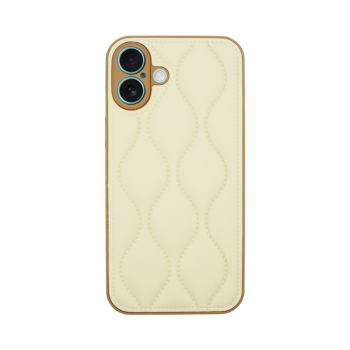 Vivid Wave Shape PU Leather Case Apple iPhone 16 Plus