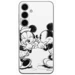 Disney Case Samsung Galaxy S24+ Mickey and Minnie Full Print Secret White