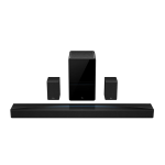 TCL 7.1.4 Channel Dolby Atmos Sound Bar with Wireless Subwoofer and satellite speakers