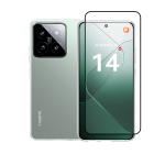 Vivid Set Gelly Case + Full Face Tempered Glass Xiaomi 14 Black