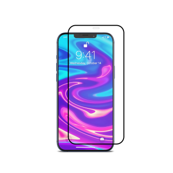 Vivid Full Face Tempered Glass Apple iPhone 12 Pro Max Black