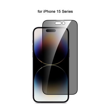 Vivid Full Face Tempered Glass Privacy Apple iPhone 15 Pro Max Black