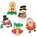 Κρεμαστά Χριστουγεννιάτικα Στολίδια ,20(h)cm ,Σέτ/5