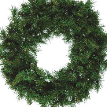 Χριστουγεννιάτικο Διπλό Στεφάνι Αυγούστα ,120cm