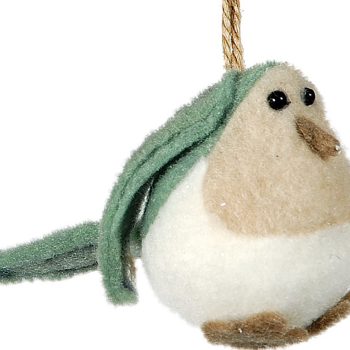 Λούτρινο Κρεμαστό Χριστουγεννιάτικο Στολίδι 7cm