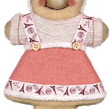 Λούτρινο Χριστουγεννιάτικο Διακοσμητικό 34(h)cm